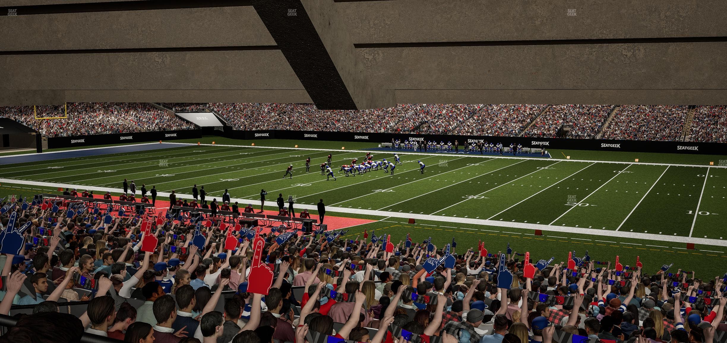 Caesars Superdome - Section 111 Seat View