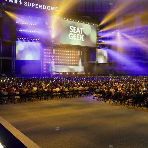 Caesars Superdome - Section 112 Seat View