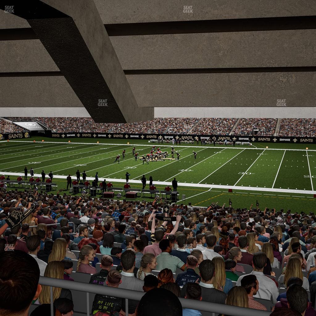 Caesars Superdome - Section 112 Seat View