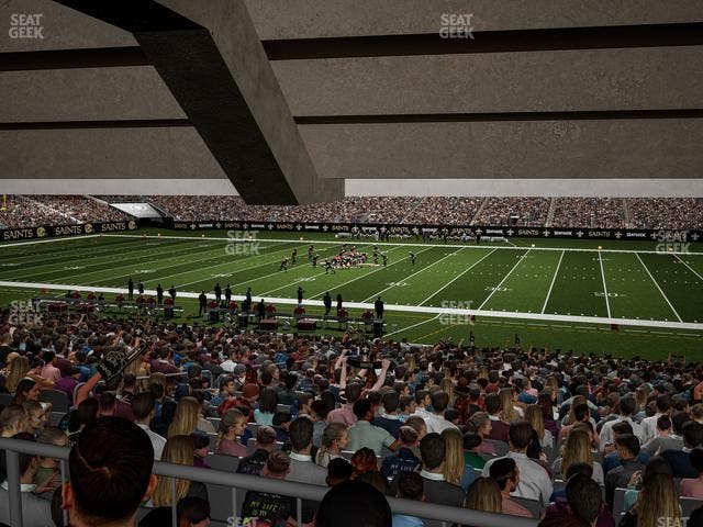 Caesars Superdome - Section 112 Seat View