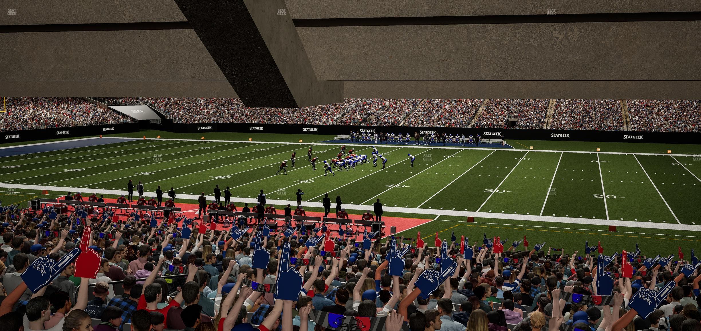 Caesars Superdome - Section 112 Seat View