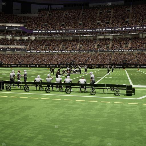Caesars Superdome - Section 113 Seat View