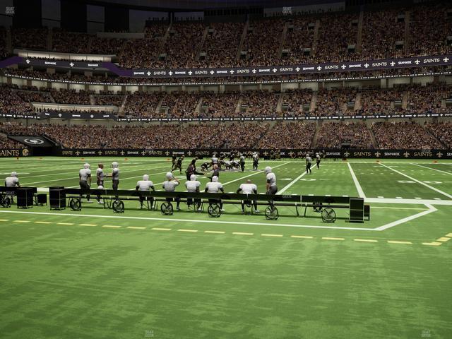 Caesars Superdome - Section 113 Seat View
