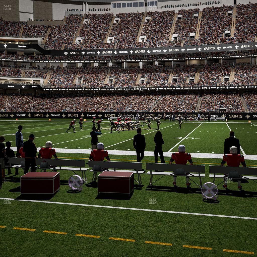 Caesars Superdome - Section 113 Seat View
