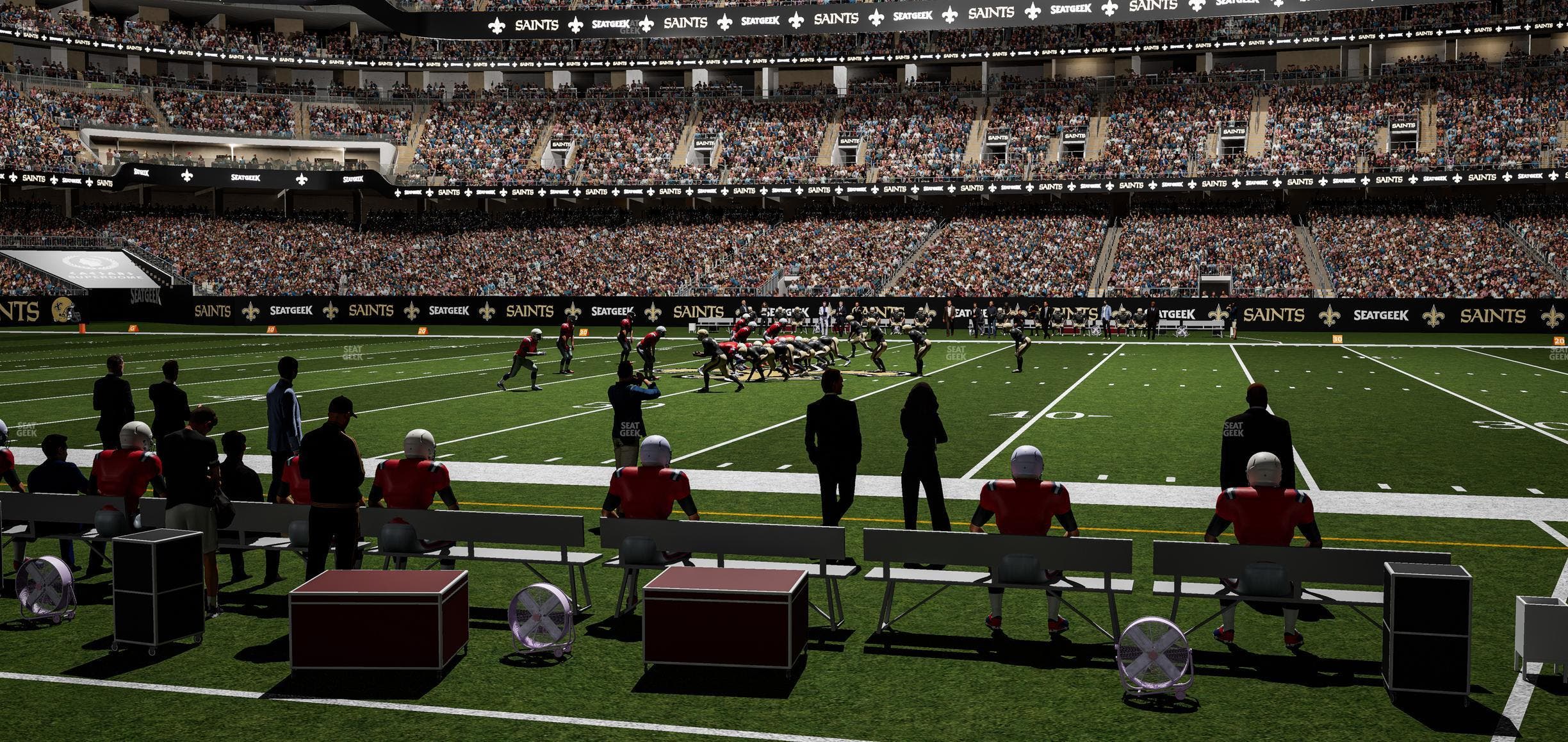 Caesars Superdome - Section 113 Seat View
