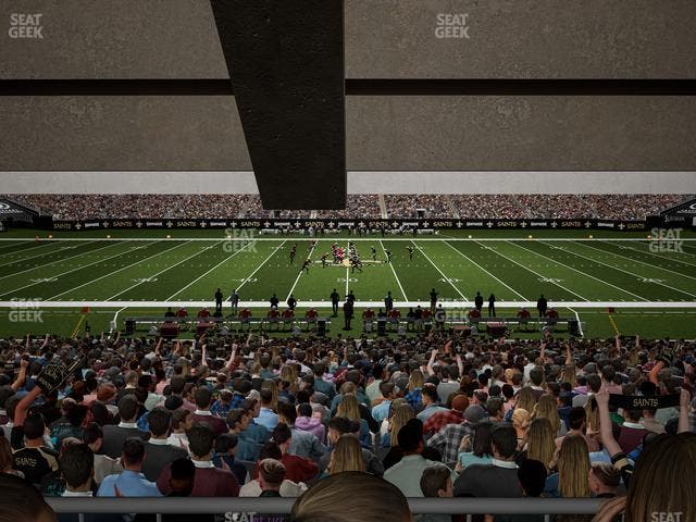 Caesars Superdome - Section 114 Seat View