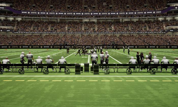Caesars Superdome - Section 114 Seat View