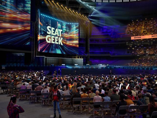 Caesars Superdome - Section 114 Seat View