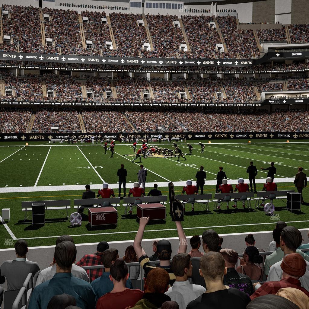 Caesars Superdome - Section 115 Seat View