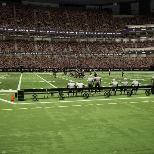 Caesars Superdome - Section 115 Seat View