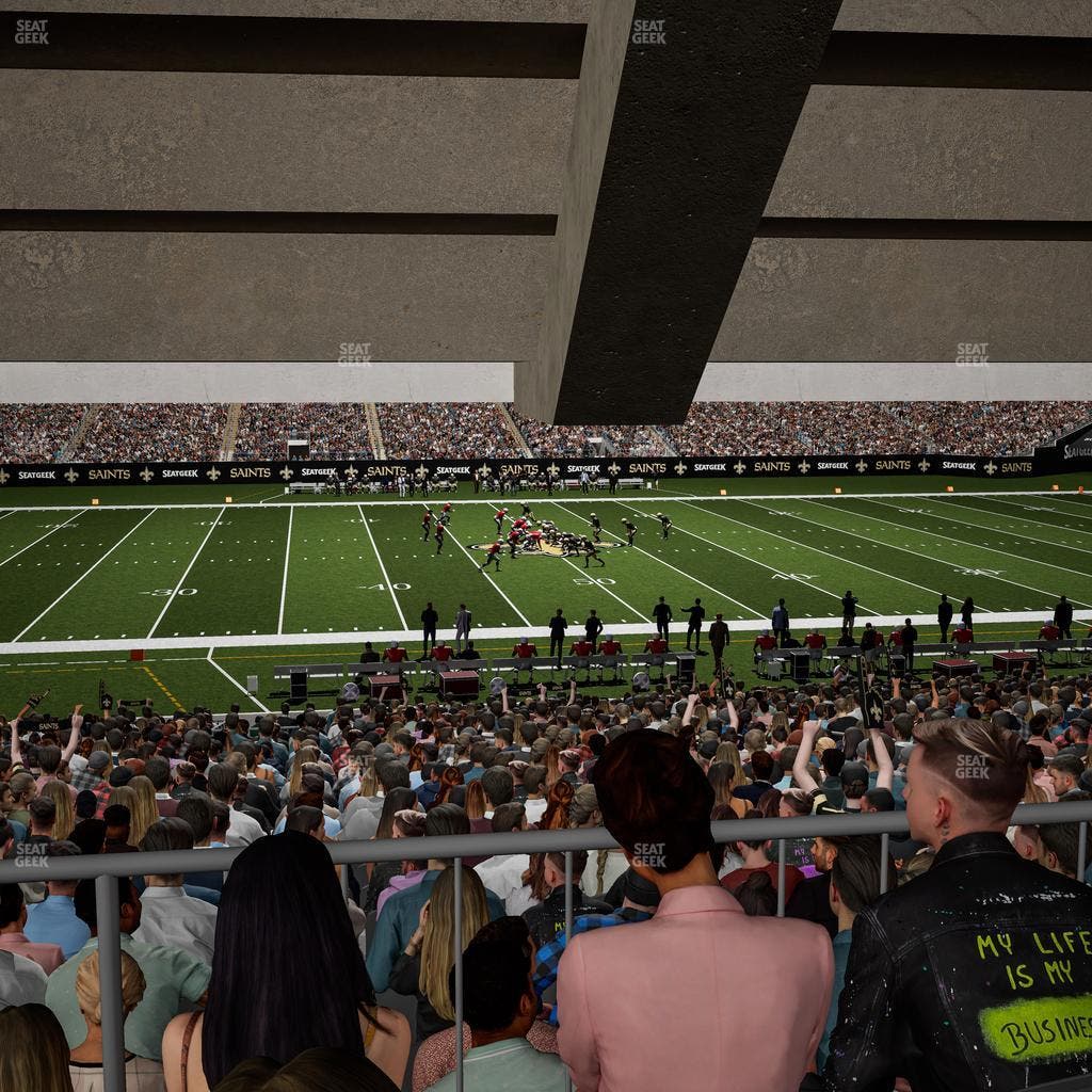 Caesars Superdome - Section 115 Seat View