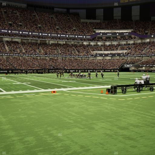 Caesars Superdome - Section 116 Seat View