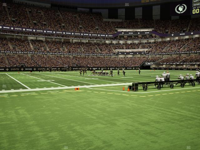 Caesars Superdome - Section 116 Seat View