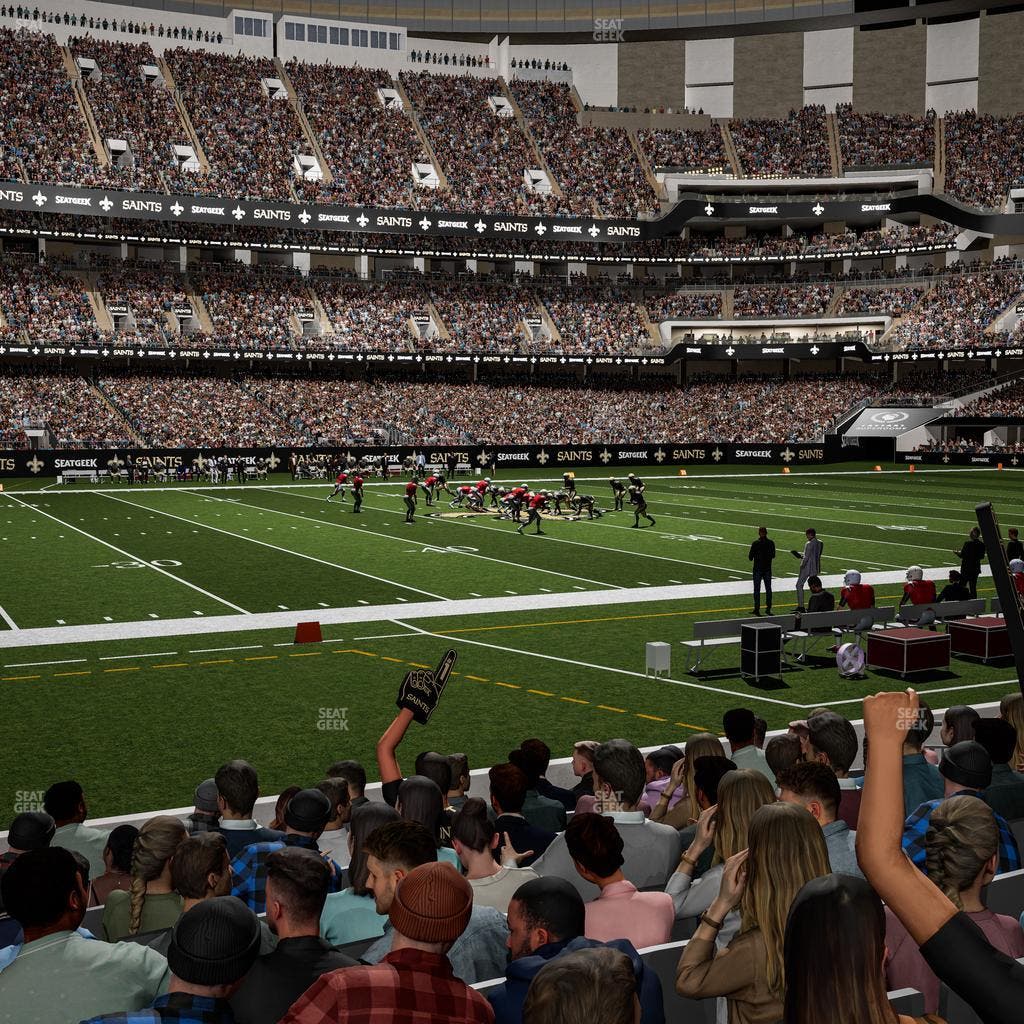 Caesars Superdome - Section 116 Seat View