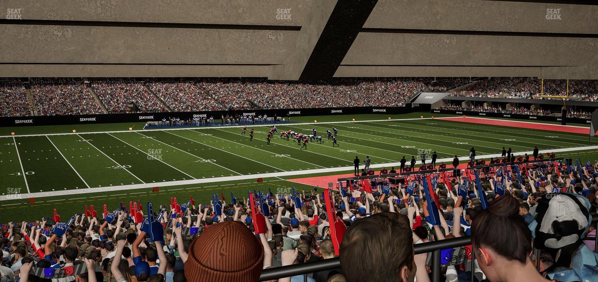 Caesars Superdome - Section 117 Seat View