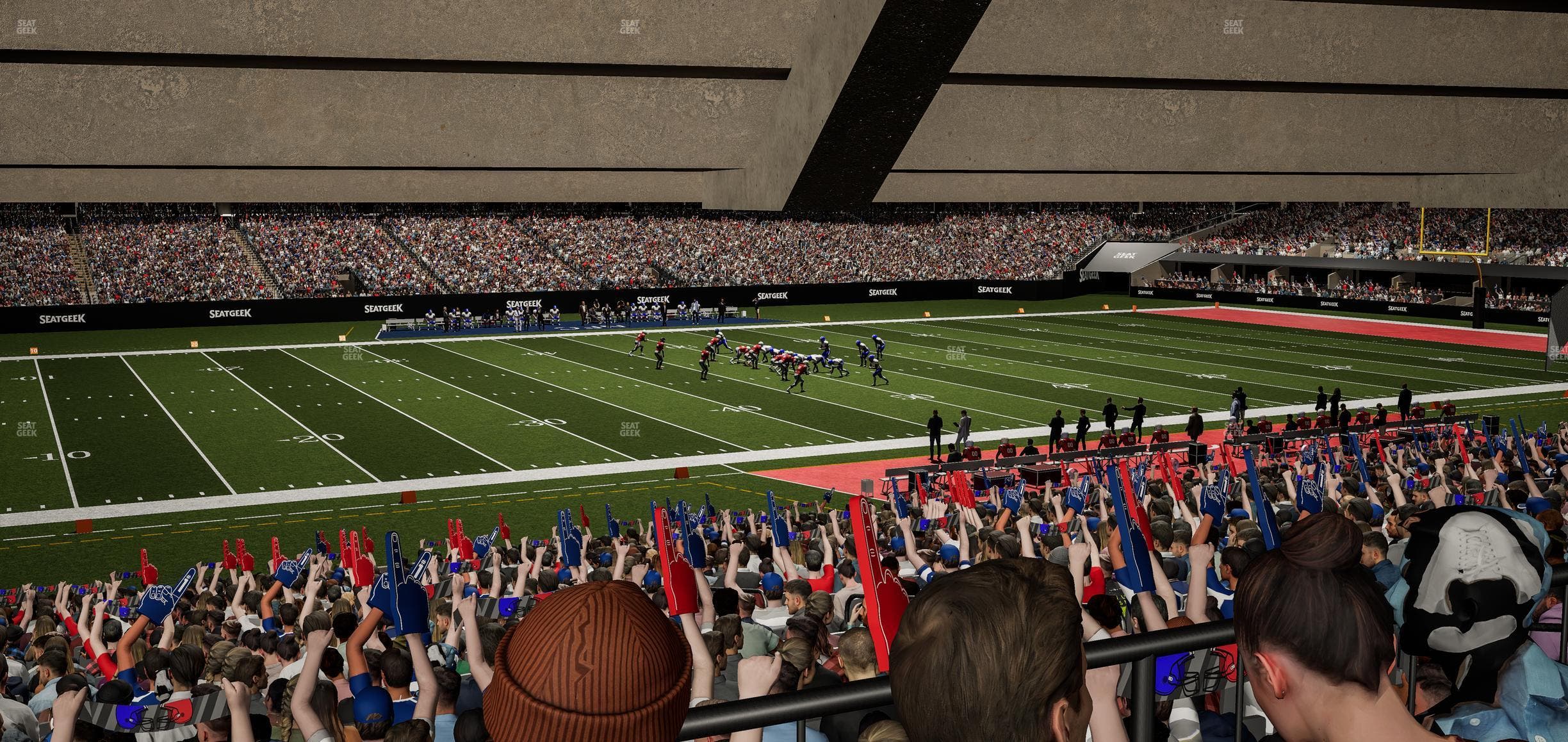 Caesars Superdome - Section 117 Seat View