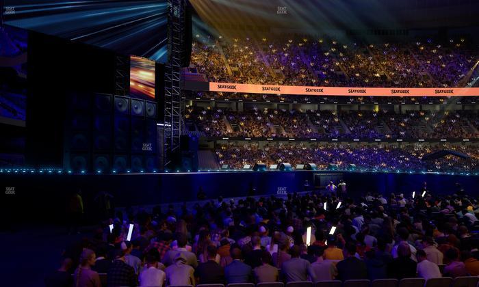 Caesars Superdome - Section 117 Seat View