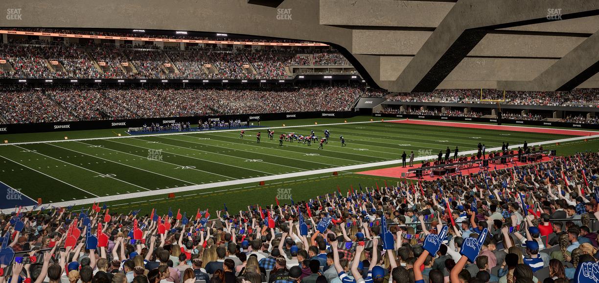 Caesars Superdome - Section 119 Seat View