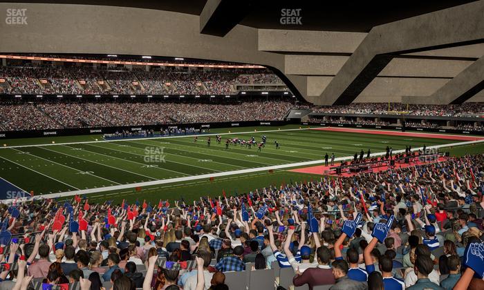 Caesars Superdome - Section 119 Seat View