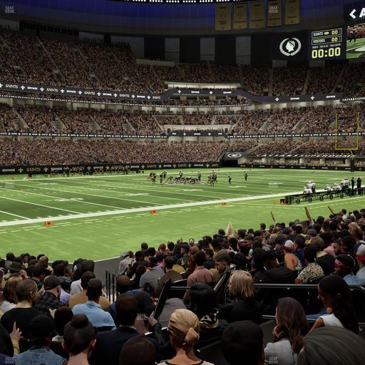 Caesars Superdome - Section 119 Seat View