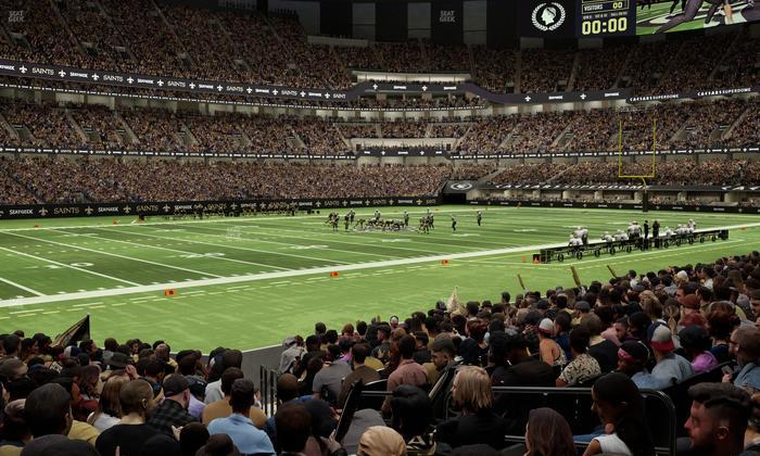 Caesars Superdome - Section 119 Seat View