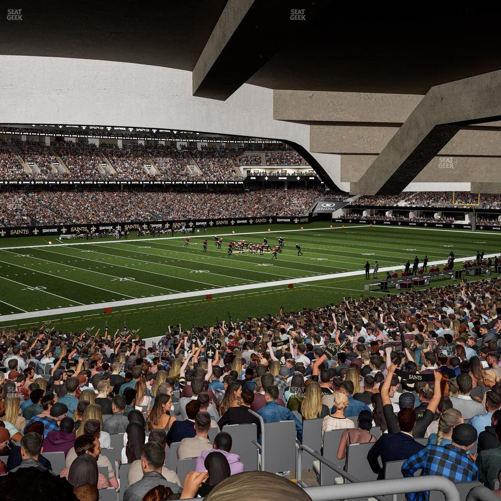 Caesars Superdome - Section 119 Seat View