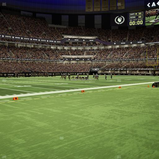 Caesars Superdome - Section 121 Seat View