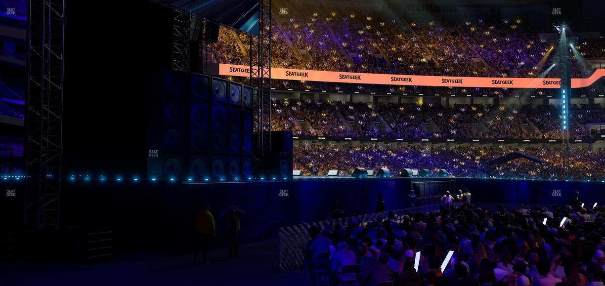 Caesars Superdome - Section 121 Seat View