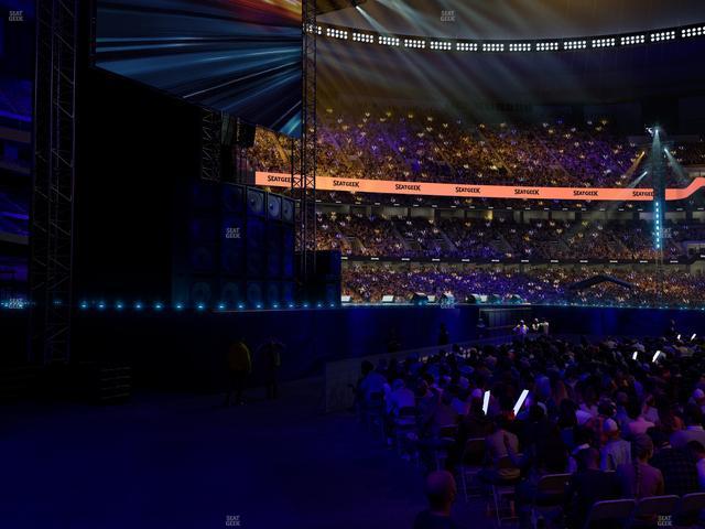 Caesars Superdome - Section 121 Seat View