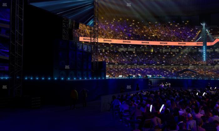Caesars Superdome - Section 121 Seat View