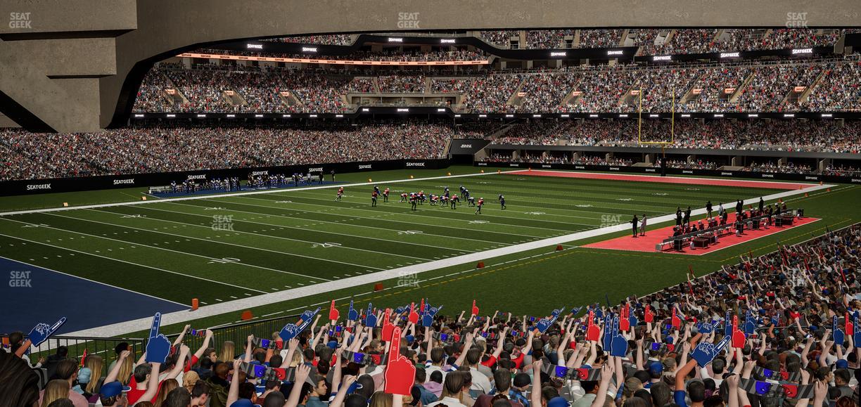 Caesars Superdome - Section 121 Seat View