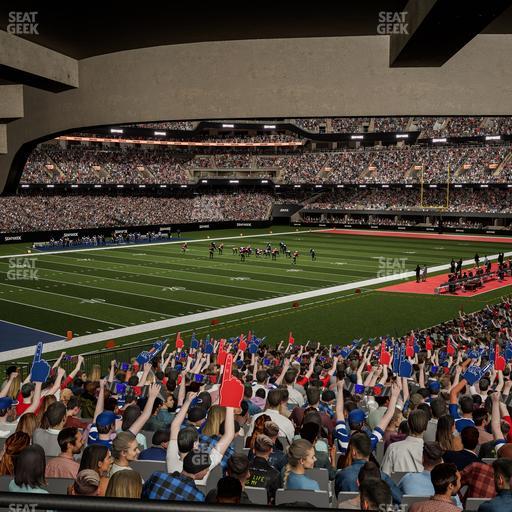 Caesars Superdome - Section 121 Seat View