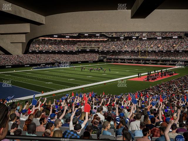 Caesars Superdome - Section 121 Seat View Caesars Superdome - Section 121 Seat View