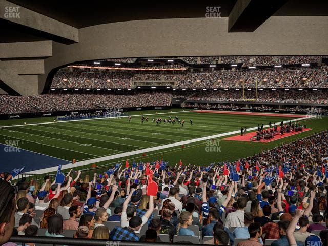 Caesars Superdome - Section 121 Seat View