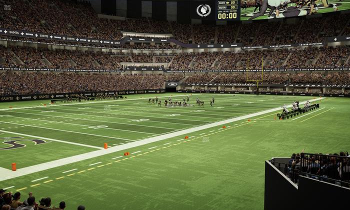 Caesars Superdome - Section 122 Seat View
