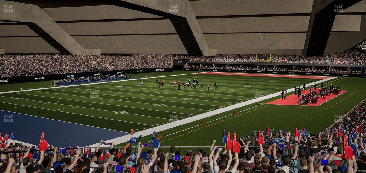 Caesars Superdome - Section 122 Seat View