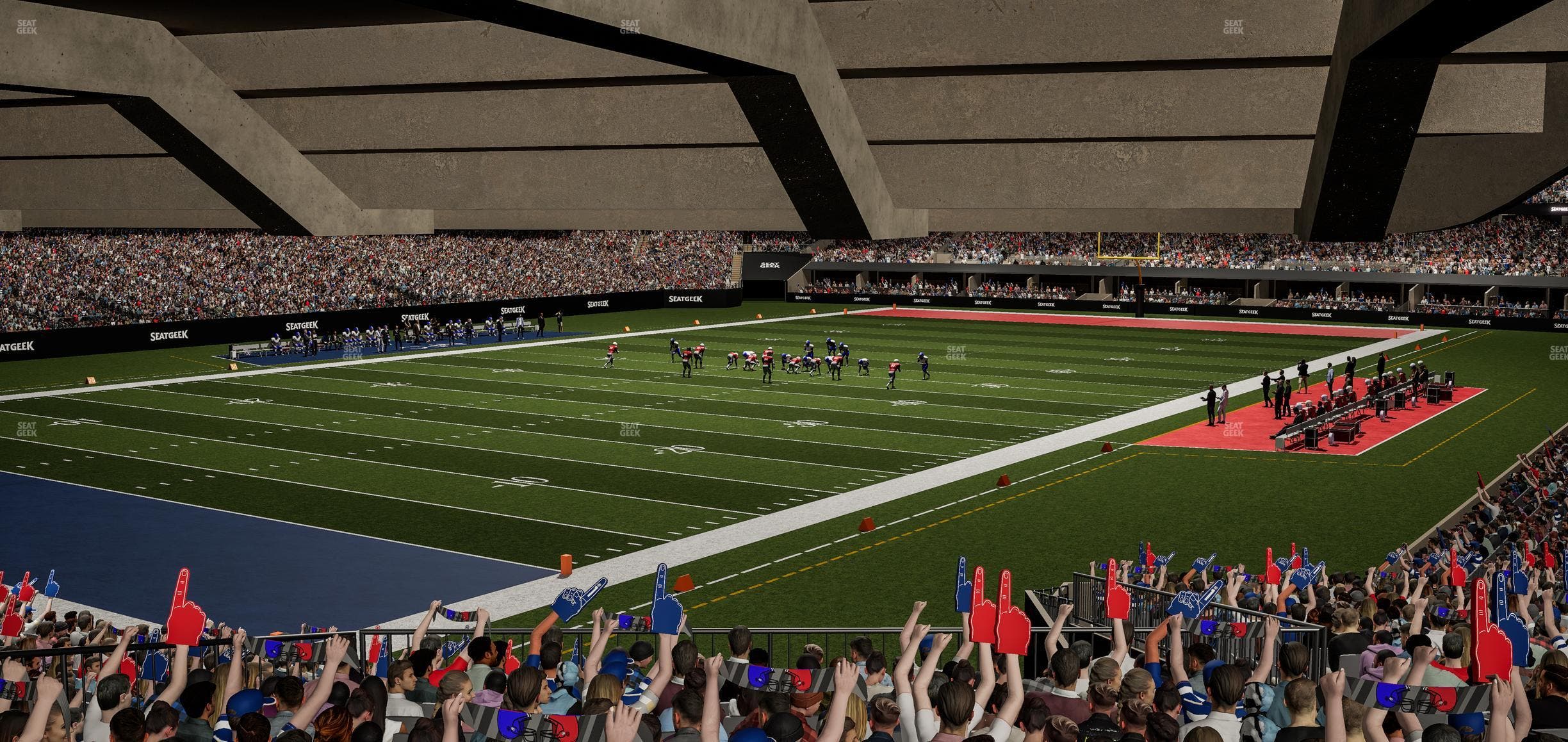 Caesars Superdome - Section 122 Seat View