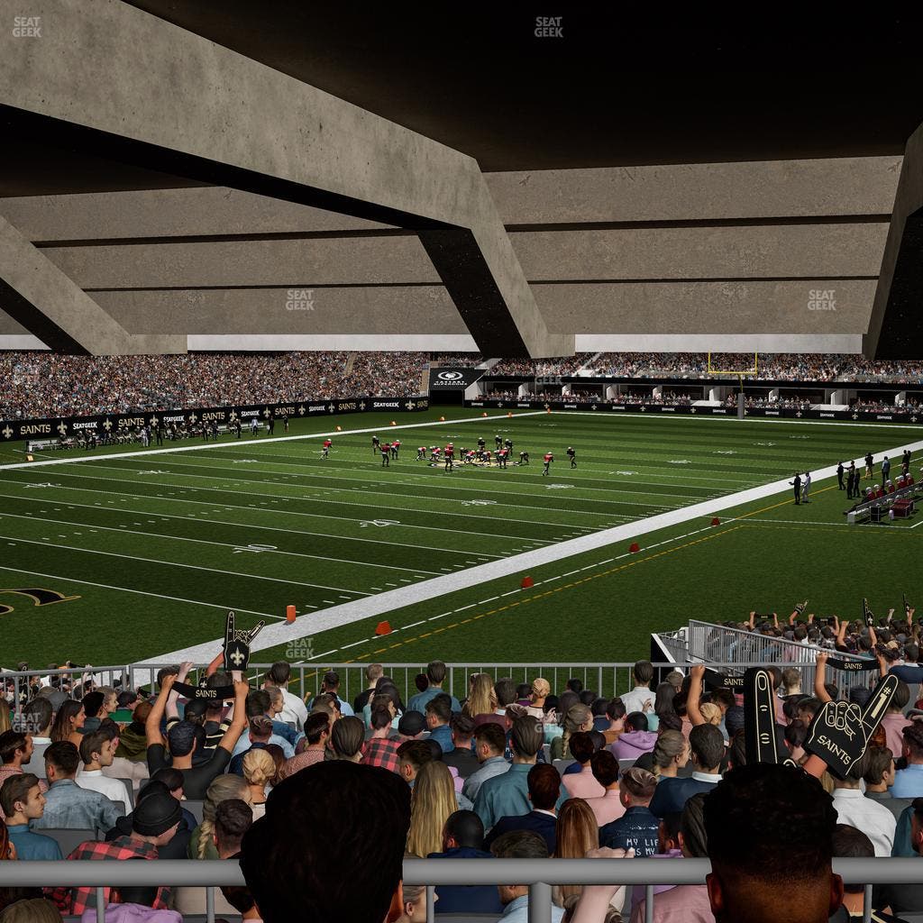 Caesars Superdome - Section 122 Seat View