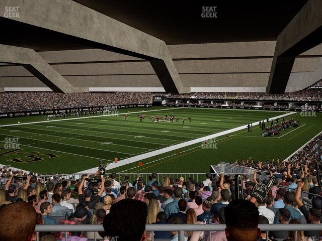 Caesars Superdome - Section 122 Seat View