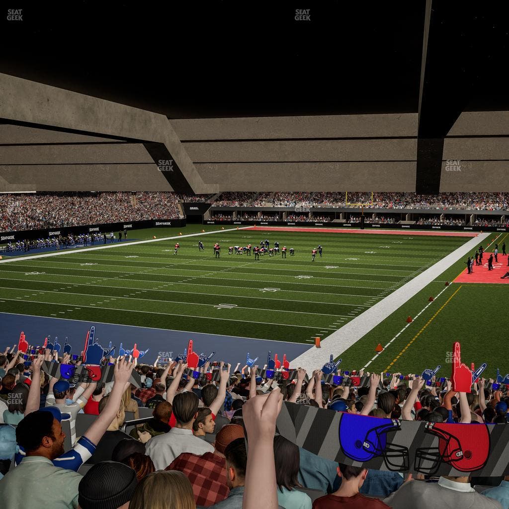 Caesars Superdome - Section 124 Seat View