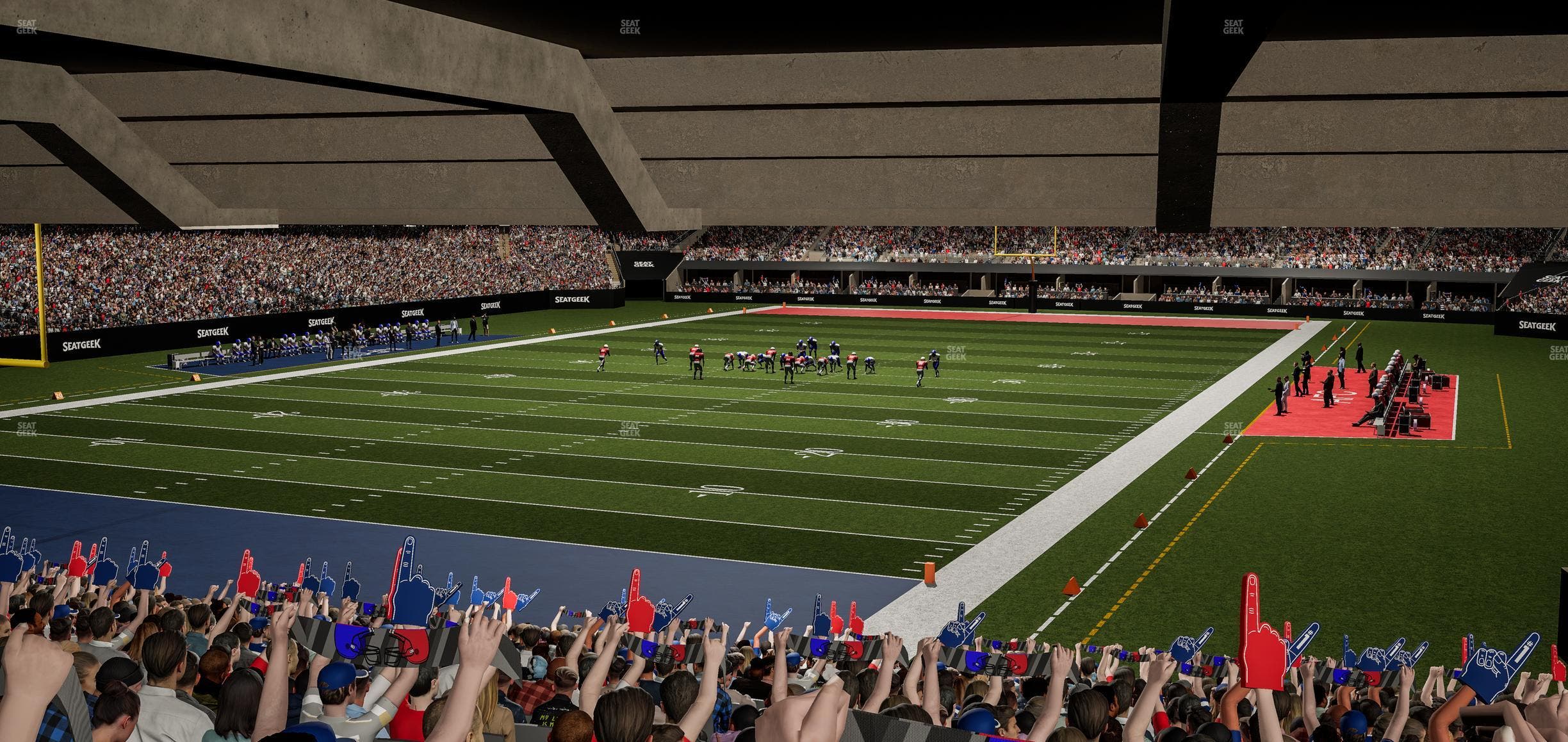 Caesars Superdome - Section 124 Seat View