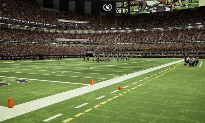 Caesars Superdome - Section 124 Seat View