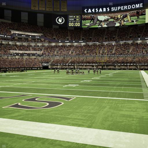 Caesars Superdome - Section 126 Seat View