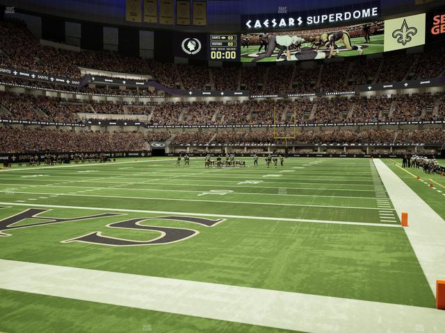 Caesars Superdome - Section 126 Seat View