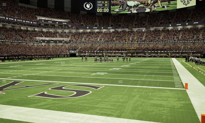Caesars Superdome - Section 126 Seat View