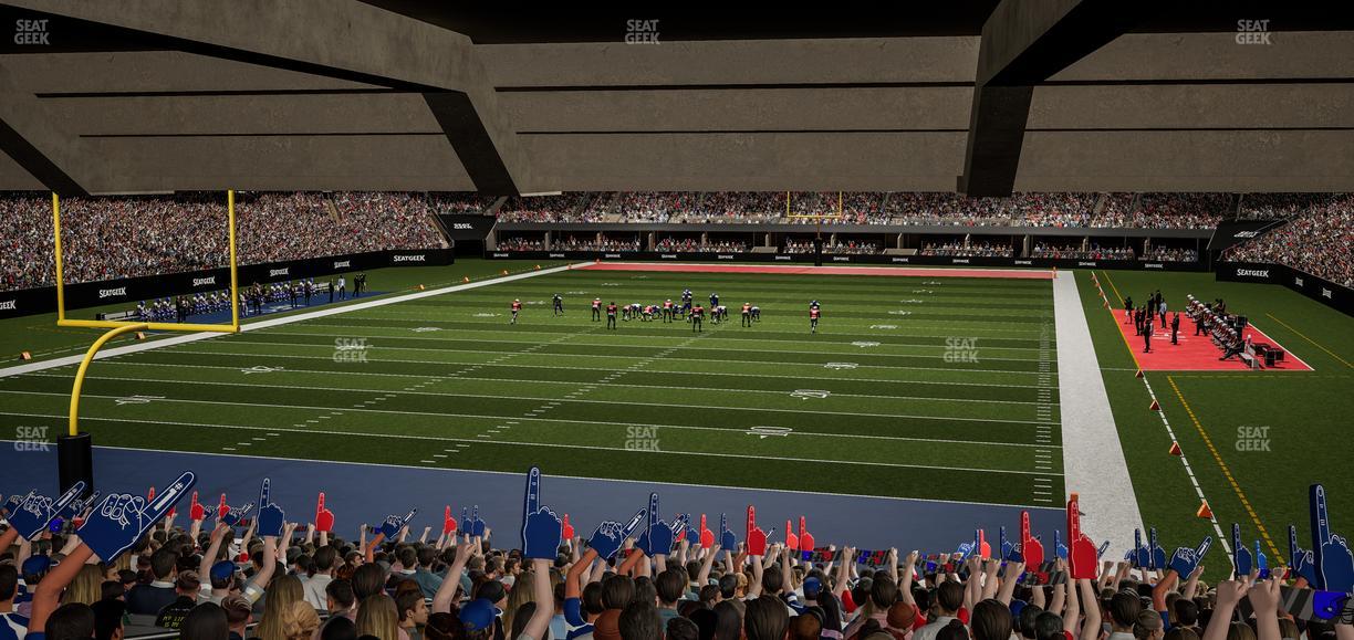 Caesars Superdome - Section 126 Seat View