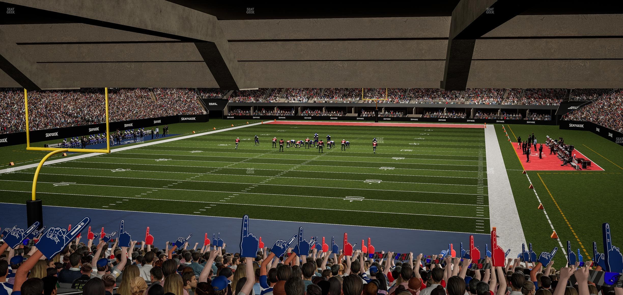 Caesars Superdome - Section 126 Seat View