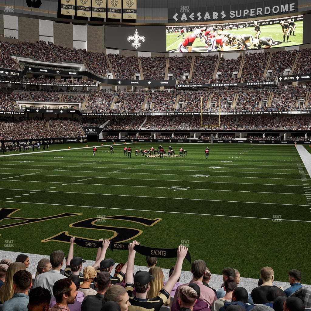 Caesars Superdome - Section 126 Seat View