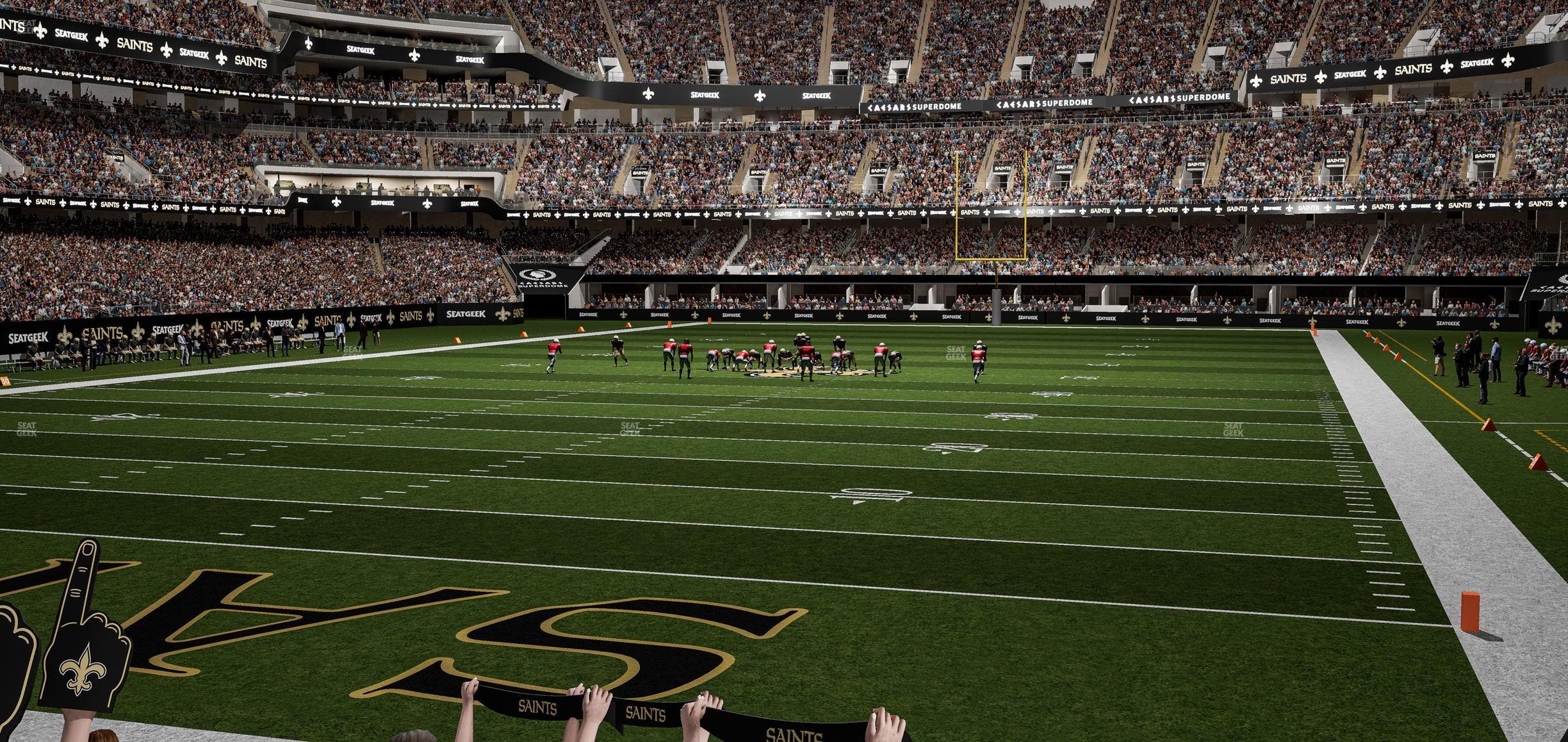 Caesars Superdome - Section 126 Seat View