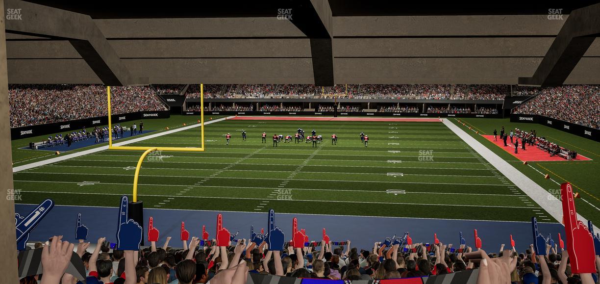 Caesars Superdome - Section 127 Seat View